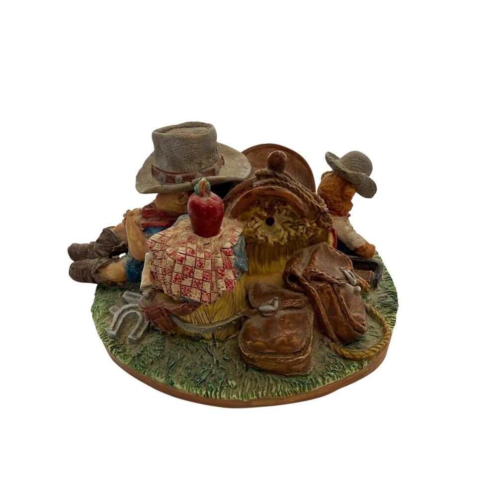 SKU3174 "How the West Was Young Pawdners" 1996 Ellen R. Morris Figurine